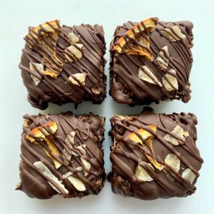 Ginger Baker flapjack vegan gluten-free treat