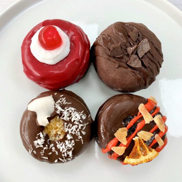 vegan gluten-free Chocotastic chocolate doughnut box set