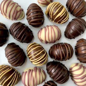 Eggnum medley gluten-free vegan treats chocolate